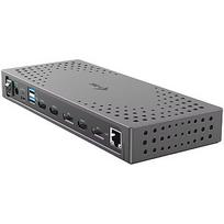 i-tec USB 3.0 / USB-C / Thunderbolt, 3x 4K Docking Station Gen2, PD 100W CATRIPLE4KDOCKPD2