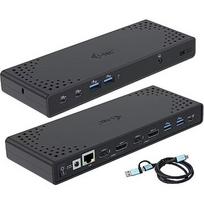 i-tec USB 3.0 / USB-C / Thunderbolt 3 Dual Display Docking Station Gen2, 100W CADUA4KDOCKPDL2