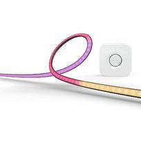 Philips Hue Play Gradient PC Lightstrip, 24''-27'' + Bridge, black/white - Smart Lightstrip for a Monitor 929003498502