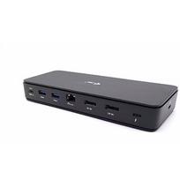 i-tec Thunderbolt 4 2x Display Dock Generation 3 7x USB + thereof 1x TB4 2.5GLAN PD 92W 1m TB4 Cable SD/TF cardreader 3.5 mm Audio TB4DUALDPDOCKPDPRO