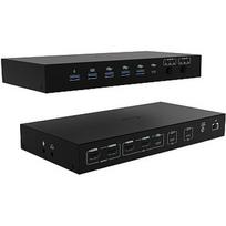 i-tec USB-C KVM DOCKING STATION FOR 3 HOSTS DUAL DISPLAY POWER D C31KVMDOCKPDPRO