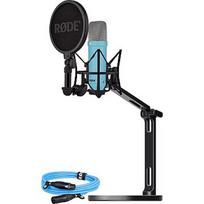 Rode NT1 Signature +XLR cable+Desktop Studio Arm, microphone (light blue, bundle) BUROINT1BU