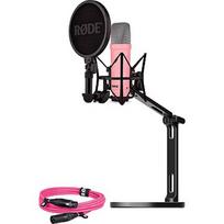 Rode NT1 Signature +XLR cable+Desktop Studio Arm, microphone (pink, bundle) BUROINT1PK