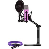 Rode NT1 Signature +XLR cable+Desktop Studio Arm, microphone (purple, bundle) BUROINT1PU