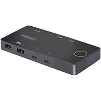 Startech USB-C KVM SWITCH 4K 60HZ 100W PD PASS-THROUGH C2-H46-UC2-PD-KVM