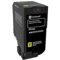Lexmark Corporate 74C2SYE Laser Toner Cartridge, Yellow 74C2SYE