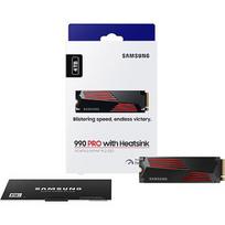 Samsung 990 PRO, 4TB, M.2 Gen4 x4, With Heatsink MZ-V9P4T0GW