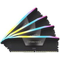 Corsair Vengeance RGB Black, DDR5, 64GB, 6600MT/s, CL32, Kit of 4 CMH64GX5M4B6600C32