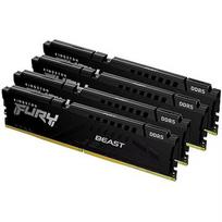Kingston FURY Beast Black, DDR5, 128GB, 5200MT/s, CL40, Kit of 4 KF552C40BBK4-128
