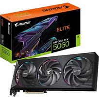 Gigabyte GeForce RTX 5060, 8GB GDDR7, AORUS ELITE (DLSS 4) GV-N5060AORUS E-8GD