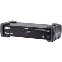 Incase 2-Port USB 3.0 4K HDMI KVMP Switch with Audio Mixer Mode | CS1822 CS1822-AT-G