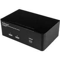Startech KVM SWITCH 2-PORTS DISPLAYPORT COMPUTERS + MONITORS IN SV231DPDDUA2
