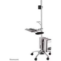 Newstar Mobile Work Station Floor Stand for monitor, keyboard, mouse & PC, 10-27" FPMA-MOBILE1800