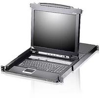 Incase CL5708M 8-Port PS/2-USB VGA 17" LCD KVM Switch with Daisy-Chain Port and USB Peripheral Support CL5708M-ATA-AG