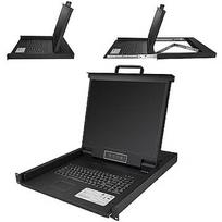 Startech 1U SINGLE PORT KVM CONSOLE FOR SERVER RACK - VGA KVM - 19IN     IN RKCONS1901