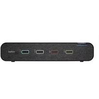 Belkin Universal 2nd Gen Secure KVM Switch, 4-Port, Dual Head, No CAC F1DN204KVM-UNN4