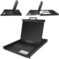 Startech 8 PORT RACKMOUNT KVM CONSOLE FOR SERVER RACK - 48.26 CM       IN RKCONS1908K