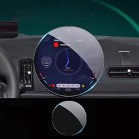 Automobilio GPS navigacijos grūdinto stiklo apsauginė plėvelė MINI Cooper S F66 F65 F67 U25 Countryman J01 EV SE 2024 2025 Automobilio lipdukas balta