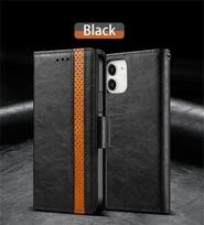 Daugiafunkcinis magnetinis atverčiamas odinis dėklas Xiaomi/Redmi serijai.Xiaomi 13 Lite/Poco X5/Redmi Note 12/12C...Kur mada susitinka su funkcija Redmi 9A juoda
