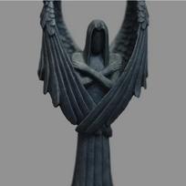 New Darkness Fallen Angel The Myth Of Cthulhu Statue Faceless Lucifer Sculpture Resin Crafts Home Simple Style Place Decorations šviesiai pilka spalva