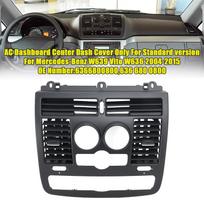 Klimato kontrolės prietaisų skydelio centrinės dalies dangtelis Mercedes-Benz W639 Vito W636 2004-2015
