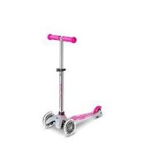 Paspirtukas Micro Mini Deluxe Flux LED Neon Pink