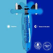 Paspirtukas Micro Mini Deluxe Glow Plus LED Glacier Aqua