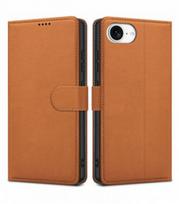 Dėklas Fancy Wallet Samsung A536 A53 5G rudas