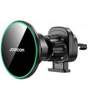 Juodas automobilinis telefono laikiklis su Qi2 15W belaidžio krovimo funkcija "Joyroom JR-ZS412"
