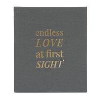 Albumas GOLDBUCH 68594 Leporello LINUM 2.0 GREY 13x18 cm | kampučiai/lipdukai | max 13x18 10 n | lininis viršelis |