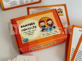 RAMYBĖS KORTELĖS. Sąmoningo dėmesingumo ir emocijų pažinimo kortelės 6–12 metų vaikams