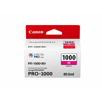 Canon PFI-1000M Magenta/Purpurinė plačiaformačio spausdintuvo rašalo kasetė, 80 ml