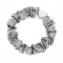 by Eloise London Silver Heart Silk Scrunchie Moonlight gumytė plaukams