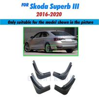 Formuotos automobilio purvasaugų komplektas Skoda Superb III 3V 2016- Purvasaugiai Purvo atmušėjai Purvasaugis Purvasaugiai Sparnas Priekinis Galinis Stilius 2016-2020