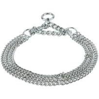 Šuns ChoKER Grandinėlė Mokymo Antkaklis Augintiniams JK Grandinė Stipri Chromuota Paslystanti Pusiau Tikrinanti Stipri Pusiau Tikrinanti (3 eilutės, 45cm (17,5 colio))