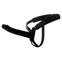 Hidden Desire Inferno Silicone Hollow Penis Strap-On 20cm Black