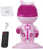 Astronautė Kiškė - Galaktikų ir žvaigždžių projektoriu, pink limited edition