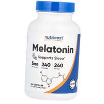 Melatoninas miegui, Melatonin 5, Nutricost 240 kapsulių (72647033) 240caps