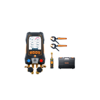 Testo 558s Smart Vacuum Kit – išmanusis skaitmeninis kolektorius su belaidžiais temperatūros ir vakuumo zondais