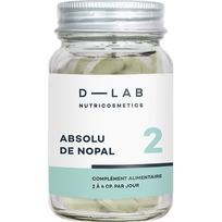 D-LAB Nutricosmetics Absolu De Nopal maisto papildas gliukozės ir apetito kontrolei, 56 kapsulės