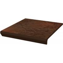 Klinkerio plytelės pakopa SEMIR BROWN STOP PROSTA KAP, 30 x 33 cm