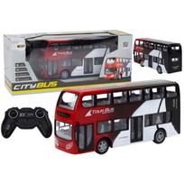 Nuotoliu valdomas dviaukštis autobusas Lean Toys