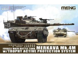 Meng Model - Israeli Main Battle Tank Merkava Mk.4M w/Trophy Active Protection System, 1/72, 72-006