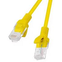 Lanberg PATCHCORD KAT.5E UTP 2M ŻÓŁTY FLUKE PASSED LANBERG 10-PACK PCU5-20CC-0200-Y