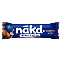 Vaisių ir riešutų batonėlis su mėlynėmis – NĀKD, 35g