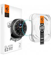 Apsauginis grūdintas stiklas Samsung Galaxy Watch 8 Classic (46 mm) laikrodžiui "Spigen Glas.TR EZ Fit 2-Pack"