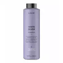 Lakmé Teknia White Silver Shampoo - Geltoną atspalvį neutralizuojantis šampūnas, 1000 ml