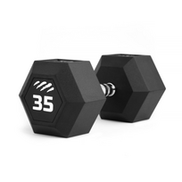 Svarmuo / hantelis TIGUAR Dumbbell HEX 5–50 kg (Svoris: 35 kg)