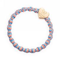 by Eloise London Gold Heart Metallic Coral Reef gumytė plaukams