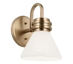 Kichler KL-FARUM1-CPZ - LED Vonios kambario lempa FARUM 1xG9/3W/230V žalvaris